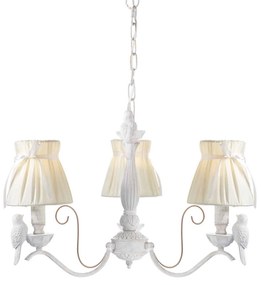 Τρίφωτο Φωτιστικό Οροφής EG166083PW Beige Metal, Fabric