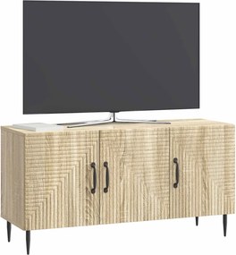 vidaXL Ντουλάπι TV Sonoma Δρυς 99 x 34,5 x 50 εκ. Επεξεργασμένο Ξύλο