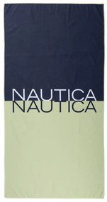 Πετσέτα Θαλάσσης Nau Duocolor Lime Nef-Nef Θαλάσσης 75x150cm Microfiber