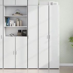 vidaXL Ντουλάπι Λευκό 30x42,5x185 εκ. από Επεξεργασμένο Ξύλο