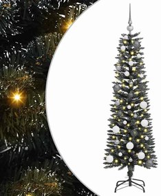 vidaXL Τεχνητό Χριστουγεννιάτικο Δέντρο με 150 LED Πράσινο 150 cm