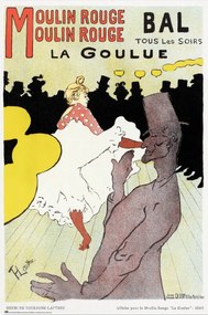 Αφίσα Moulin Rouge - La Goulue, Henri de Toulouse-Lautrec