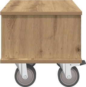 vidaXL Βάση TV Artisan Oak 37 x 35 x 35 εκ Επεξεργασμένο ξύλο
