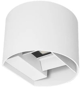 Απλίκα Φωτιστικό Τοίχου LED 10W 3CCT IP54 Glass Diffuser Arte Illumina Pro Eurolamp-145-20253-Λευκό 145-20253