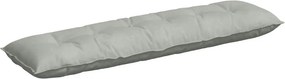 vidaXL Μαξιλάρι Πλάτης Ανοιχτό γκρι 180 x 50 x 19 cm
