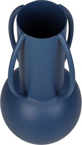 Βάζο ArteLibre Μπλε Μέταλλο 11x11x24cm