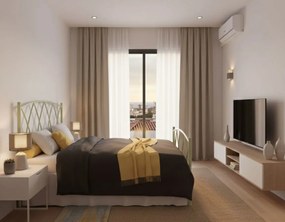 Κρεβάτι Ερμής-110x190-Εκρού-Με ποδαρικό