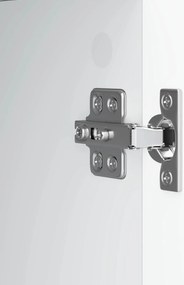 vidaXL Πλαϊνό γραφείο Λευκό 89 x 34,5 x 80 εκ Επεξεργασμένο Ξύλο