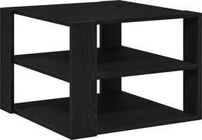 vidaXL Τραπεζάκι σαλονιού Μαύρη Δρυς 58 x 58 x 40 εκ
