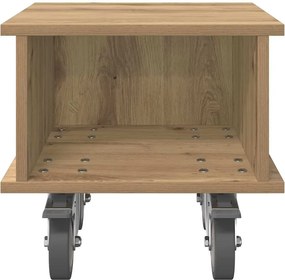 vidaXL Βάση TV Artisan Oak 37 x 35 x 35 εκ Επεξεργασμένο ξύλο
