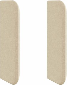 vidaXL Αυτί Κεφαλής Κρεμ 40,5 x 40,5 x 4 εκ ύφασμα