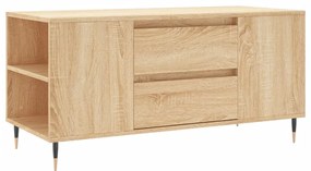 vidaXL Τραπεζάκι Σαλονιού Sonoma Δρυς 102x44,5x50 εκ. Επεξεργ. Ξύλο