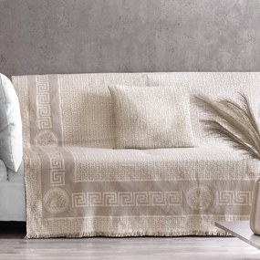Ριχτάρι Καναπέ Τριθέσιου (180x300) Makis Tselios Meandros Beige