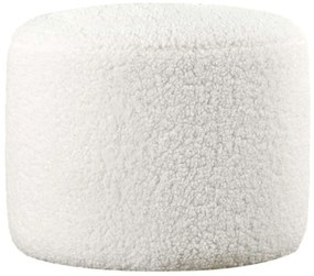 Σκαμπό Skylee Μπουκλέ 209FLF1142 54x39cm White