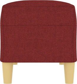 vidaXL Πάγκος μπορντό 100x35x41 εκ. Υφασμάτινος