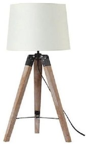 Επιτραπέζιο Φωτιστικό Τρίποδο Ξύλινο MOUSSE Φ30XH65CM ACA-TF17701TOBB-Καφέ TF17701TOBB