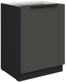 Επιδαπέδιο ντουλάπι Arianna 60 D 1F BB-Γκρι