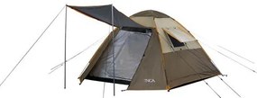 Σκηνή Camping Αυτόματη 3-4 Ατόμων INCA Natura Καφέ Pop-UP