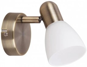 Rabalux Soma Σποτ Μονό Φ8xY11cm Μπρονζέ 6306