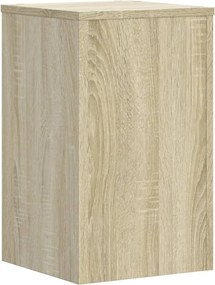 vidaXL Βάσεις Φυτών 2 Τεμ. Sonoma Δρυς 30x30x50 εκ. Επεξεργασμένο Ξύλο