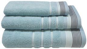 Πετσέτα Βαμβακερή Σώματος 70x140εκ. Satin Stripe Petrol Komvos 7005929-9