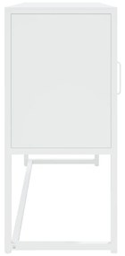 vidaXL Μπουφές Λευκός 105 x 35 x 75 εκ. από Ατσάλι