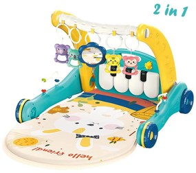 Βρεφικό Γυμναστήριο - Περπατούρα Bebe Stars Piano Bunny 2 In 1 100-196