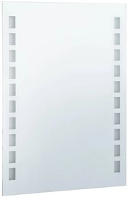 vidaXL Καθρέφτης Μπάνιου Τοίχου με LED 60 x 80 εκ.