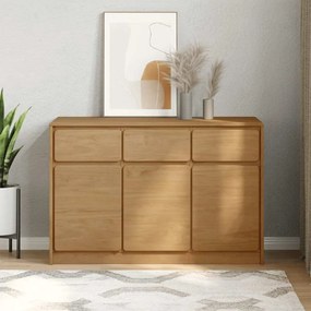 vidaXL Μπουφές SAUDA Δρυς 114x43x75,5 εκ. από Μασίφ Ξύλο Πεύκου