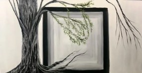Painting S Line 150x80 Πίνακας χειροποίητος ελαιογραφία ΕΛΙΑ 5-0M