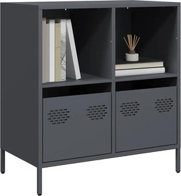 vidaXL Ντουλάπι Ανθρακί 68x39x73,5 εκ. από Χάλυβα Ψυχρής Έλασης