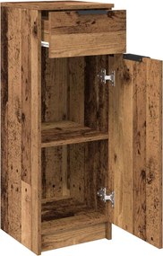 vidaXL Ντουλάπι Μπάνιου Παλαιό ξύλο 32 x 34 x 90 εκ Επεξεργασμένο ξύλο