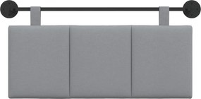 vidaXL Κρεμαστό Κεφαλάρι Ανοιχτό γκρι ύφασμα