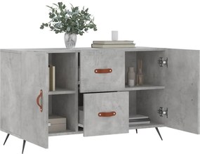 vidaXL Ντουλάπι Γκρι Σκυροδέματος 100 x 36 x 60 εκ. Επεξεργασμένο Ξύλο
