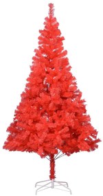 vidaXL Χριστουγεννιάτικο Δέντρο Τεχνητό με Βάση Κόκκινο 180 εκ. PVC