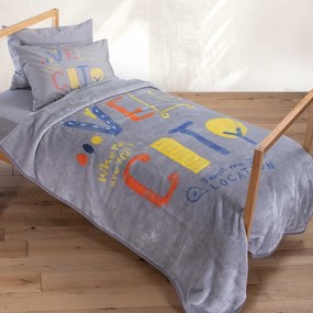 Κουβέρτα Βελουτέ Μονή (160x220) Nef-Nef Homeware Junior Velocity
