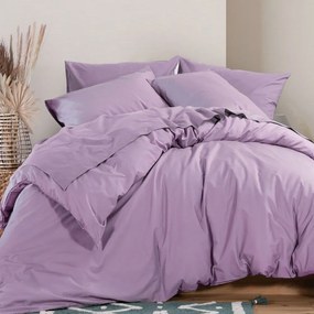 Παπλωματοθήκη Basic-22 Lavender Nef-Nef Υπέρδιπλo 230x240cm 100% Βαμβάκι