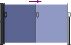 vidaXL Σκίαστρο Πλαϊνό Συρόμενο Μπλε 120 x 500 εκ.