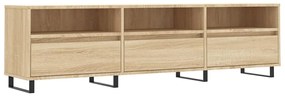 vidaXL Έπιπλο Τηλεόρασης Sonoma Δρυς 150x30x44,5 εκ. Επεξ. Ξύλο