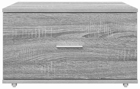 vidaXL Ντουλάπι με Συρτάρια Γκρι 55 x 45 x 33.5 εκ Επεξεργασμένο ξύλο