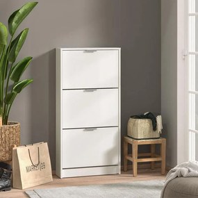 Παπουτσοθήκη Base 13 Λευκό 58x18x119 εκ. 58x18x119 εκ.