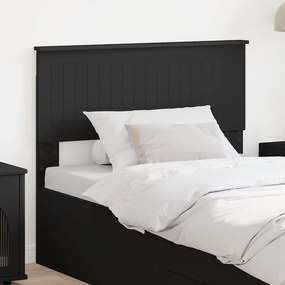 vidaXL Κεφαλάρι Μαύρη Οξυά 100 cm Επεξεργασμένο ξύλο