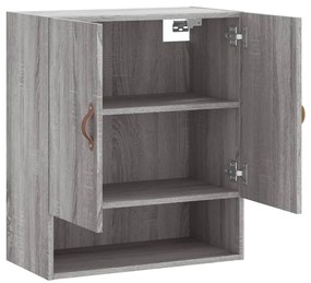 vidaXL Ντουλάπι Τοίχου Γκρι Sonoma 60x31x70εκ. Επεξεργασμένο Ξύλο