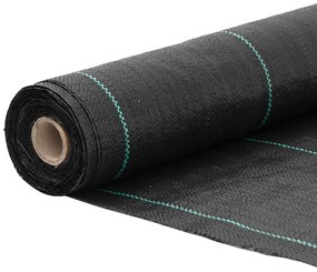 vidaXL Μεμβράνη Εδαφοκάλυψης Μαύρη 1,5x10 μ. από Πολυπροπυλένιο