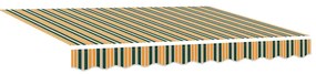vidaXL Σκηνίτσα Αναδιπλούμενη with 300 x 250 εκ Πράσινο και κίτρινο