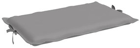 vidaXL Μαξιλάρι Ξαπλώστρας Γκρι 186x58x4 εκ. από Ύφασμα Oxford