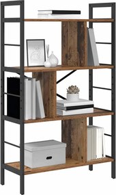 vidaXL Ράφι Βιβλίων 7 επιπέδων 75 x 30 x 123,5 εκ. Επεξεργασμένο Ξύλο
