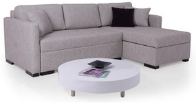 Γωνιακός καναπές κρεβάτι Gin, μπεζ-γκρι 249x88x164cm Δεξιά γωνία – GLA-TED-035