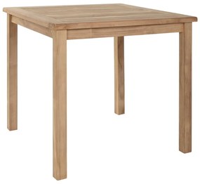 Τραπεζαρία Home ESPRIT Καφέ Ξύλο Τικ 80 x 80 x 77 cm