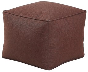Πουφ ArteLibre KHEPRI Κόκκινο Ύφασμα 45x45x37cm-14870109